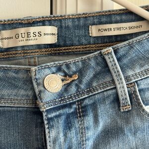 GUESS Women's Light Blue Skinny Jeans - Power Stretch
